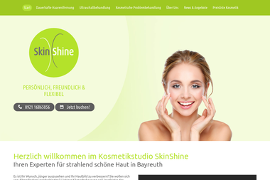 skinshinebayreuth.de - Kosmetikerin Bayreuth