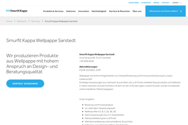 smurfitkappa.com/vHome/de/Sarstedt - Druckerei Sarstedt