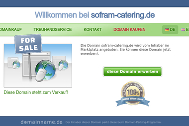 sofram-catering.de - Catering Services Solingen