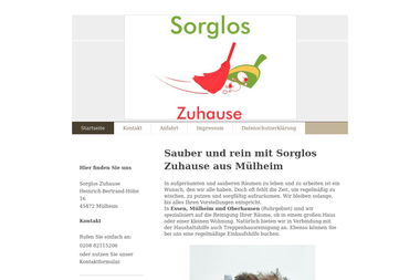 sorglos-zuhause.info - Reinigungskraft Mülheim An Der Ruhr