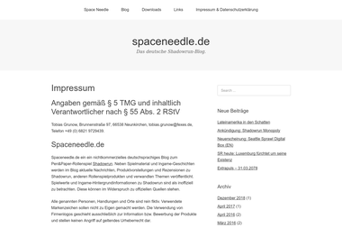 spaceneedle.de/impressum - Web Designer Neunkirchen