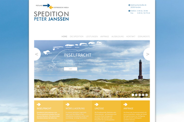 spedition-peter-janssen.de - Umzugsunternehmen Norden