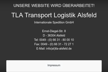 spedition-tla-alsfeld.com - Umzugsunternehmen Alsfeld