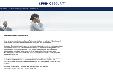 sphinx-security.com - Sicherheitsfirma Hattersheim Am Main