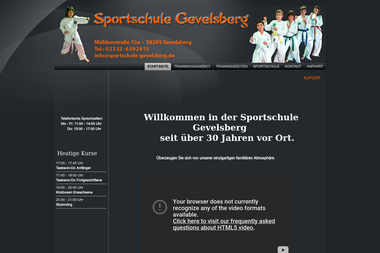 sportschule-gevelsberg.de - Selbstverteidigung Gevelsberg