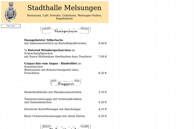 stadthalle-melsungen.de/speisekarte.htm - Catering Services Melsungen