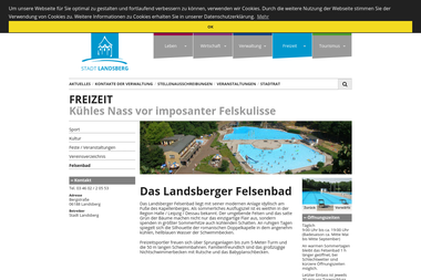 stadt-landsberg.de/freizeit/felsenbad - Schwimmtrainer Landsberg