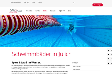 stadtwerke-juelich.de/bader - Schwimmtrainer Jülich
