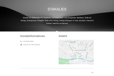 stakalies.de - Anlage Stassfurt