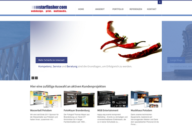 starflasher.com - Web Designer Potsdam