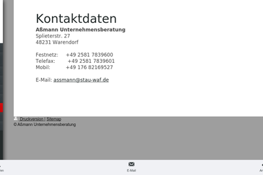 stau-waf.de/kontakt-contact - Unternehmensberatung Warendorf