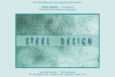 steel-and-design.de - Stahlbau Remseck Am Neckar