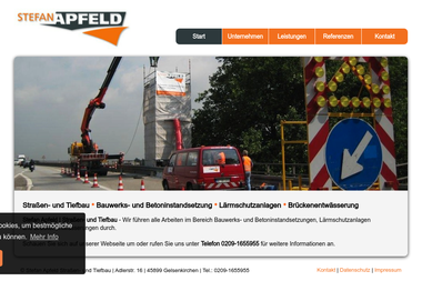 stefan-apfeld.de - Straßenbauunternehmen Gelsenkirchen