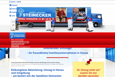 steinecker-umzuege.de - Umzugsunternehmen Hanau