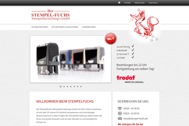 stempel-fuchs.de - Online Marketing Manager Riesa