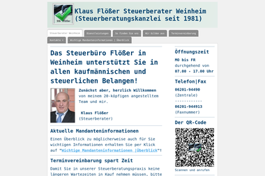 steuerberater-floesser.de - Steuerberater Weinheim