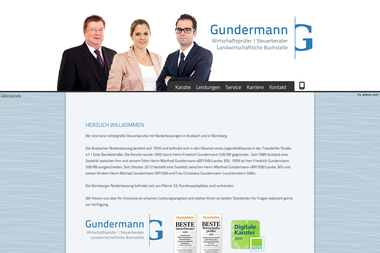 steuerberater-gundermann.de - Steuerberater Ansbach