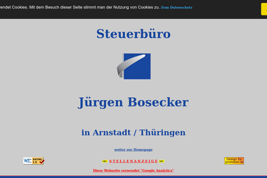 steuerbuero-bosecker.de - Ernährungsberater Arnstadt
