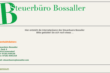 steuerbuero-bossaller.de - Berufsberater Schorndorf