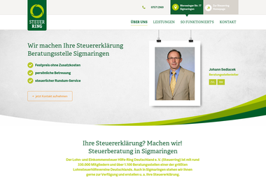 steuerring.de/sedlacek - Steuerberater Sigmaringen