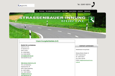 strassenbauerinnung-rurtal.de/custom.html - Straßenbauunternehmen Hückelhoven