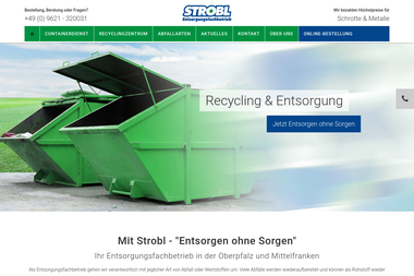 strobl-container.de - Containerverleih Amberg