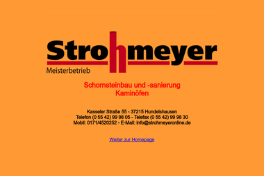 strohmeyeronline.de - Tischler Witzenhausen