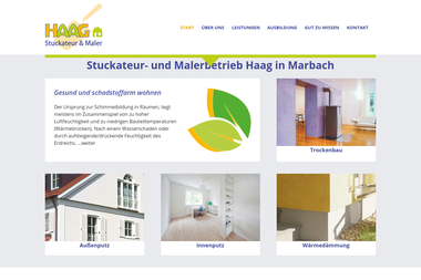 stuckateur-haag.de - Malerbetrieb Marbach Am Neckar