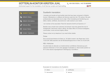 suetterlin-kontor.de - Übersetzer Quickborn