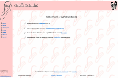 susis-ballettstudio.de - Tanzschule Rottweil