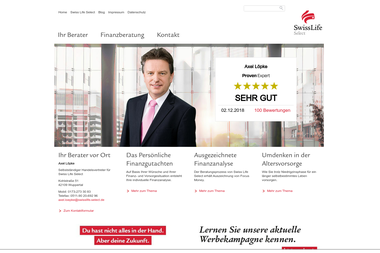 swisslife-select.de/axel-loepke - Finanzdienstleister Velbert