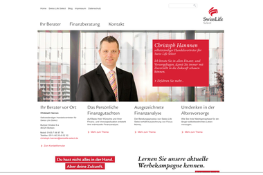 swisslife-select.de/christoph-hannen - Finanzdienstleister Borken