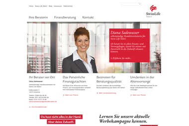 swisslife-select.de/diana-sadewasser - Finanzdienstleister Güstrow