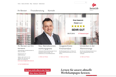 swisslife-select.de/enes-hasanovic - Finanzdienstleister Dortmund