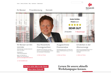 swisslife-select.de/gunter-schuettau - Finanzdienstleister Stuttgart