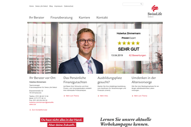 swisslife-select.de/hubertus-zimmermann - Finanzdienstleister Karlsruhe