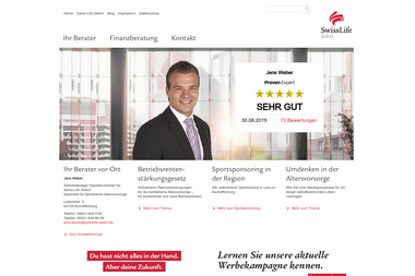 swisslife-select.de/jens-weber - Finanzdienstleister Aschaffenburg