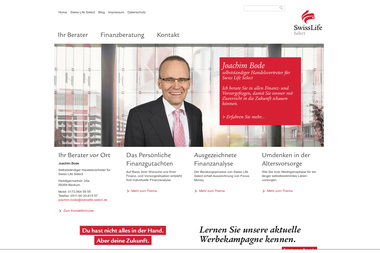 swisslife-select.de/joachim-bode - Finanzdienstleister Beckum