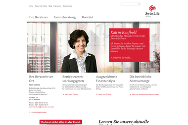 swisslife-select.de/katrin-kaufhold - Finanzdienstleister Bielefeld
