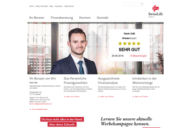 swisslife-select.de/kevin-voitl - Finanzdienstleister Stuttgart