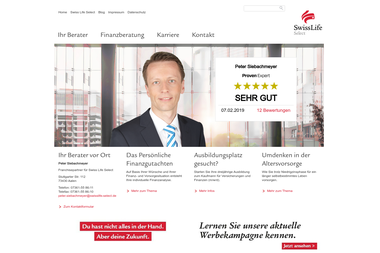 swisslife-select.de/peter-siebachmeyer - Finanzdienstleister Aalen