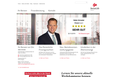 swisslife-select.de/stefan-schneider - Finanzdienstleister Siegen