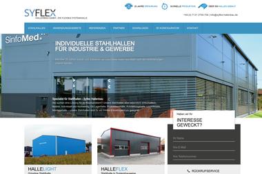syflex-hallenbau.de - Stahlbau Heilbronn