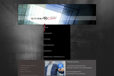 systemhaus-binder.com - Web Designer Büren