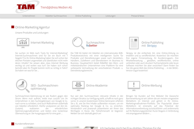 tam-ag.de - Online Marketing Manager Baden-Baden