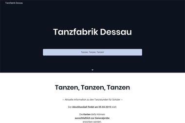 tanzfabrik-dessau.de - Tanzschule Dessau-Rosslau