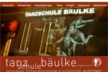 tanzschulebaeulke.de - Tanzschule Würzburg