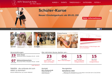 tanzschule-pohle.de - Tanzschule Bautzen