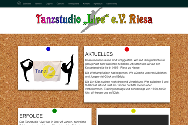 tanzstudio-live.de - Tanzschule Riesa