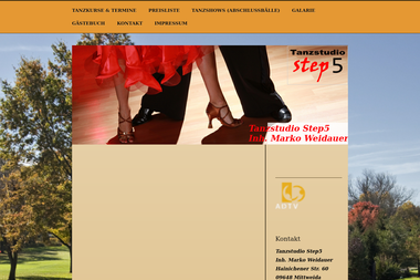 tanzstudio-step5.de - Tanzschule Mittweida